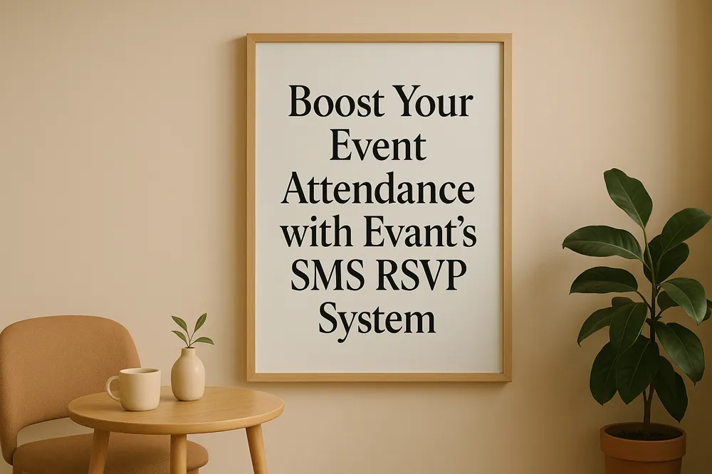 Boost Your Event Attendance with Evant's SMS RSVP System