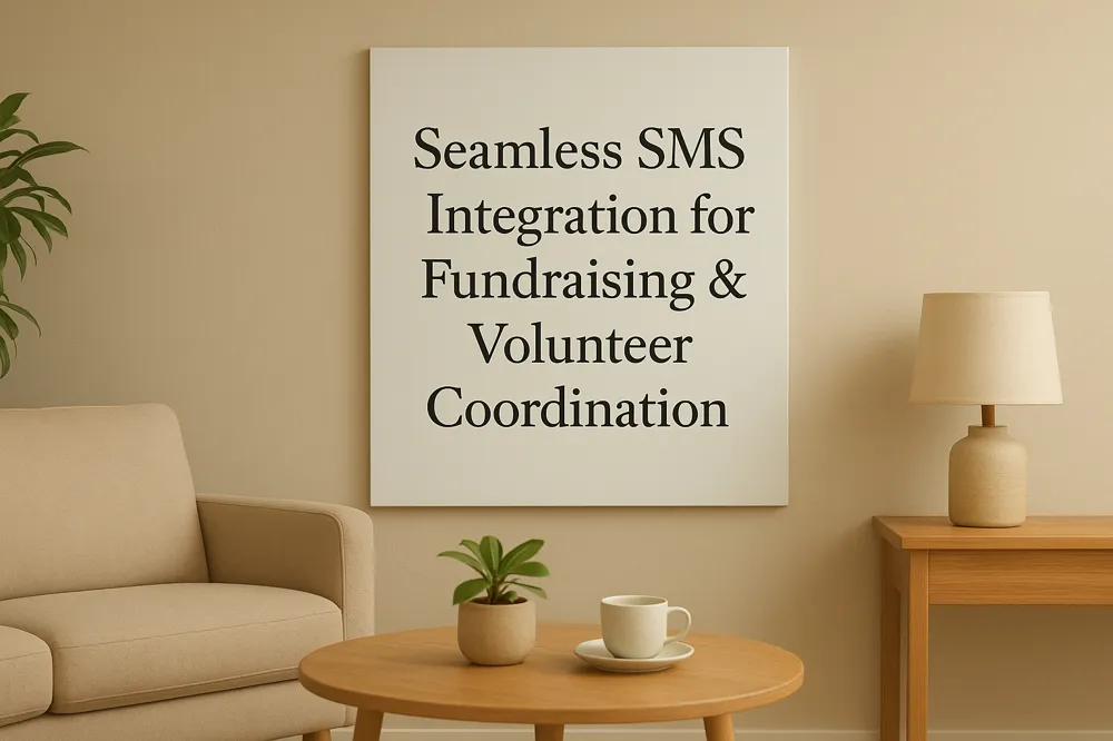 Seamless SMS Integration for Fundraising &amp; Volunteer Coordination