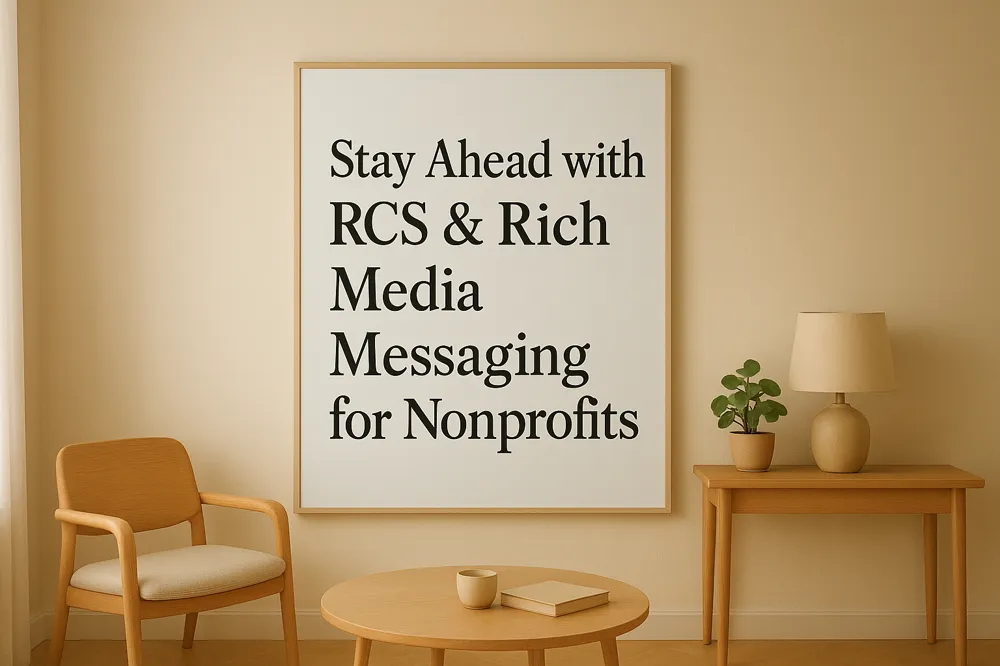 Stay Ahead with RCS &amp; Rich Media Messaging for Nonprofits