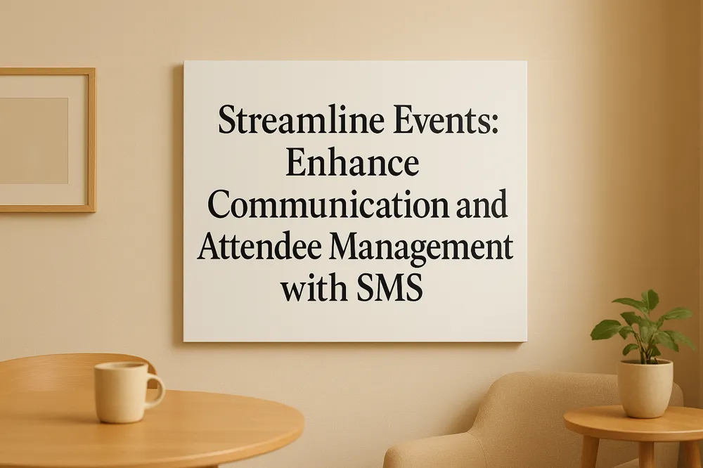 Streamline Events: Enhance Communication and Attendee Management with SMS