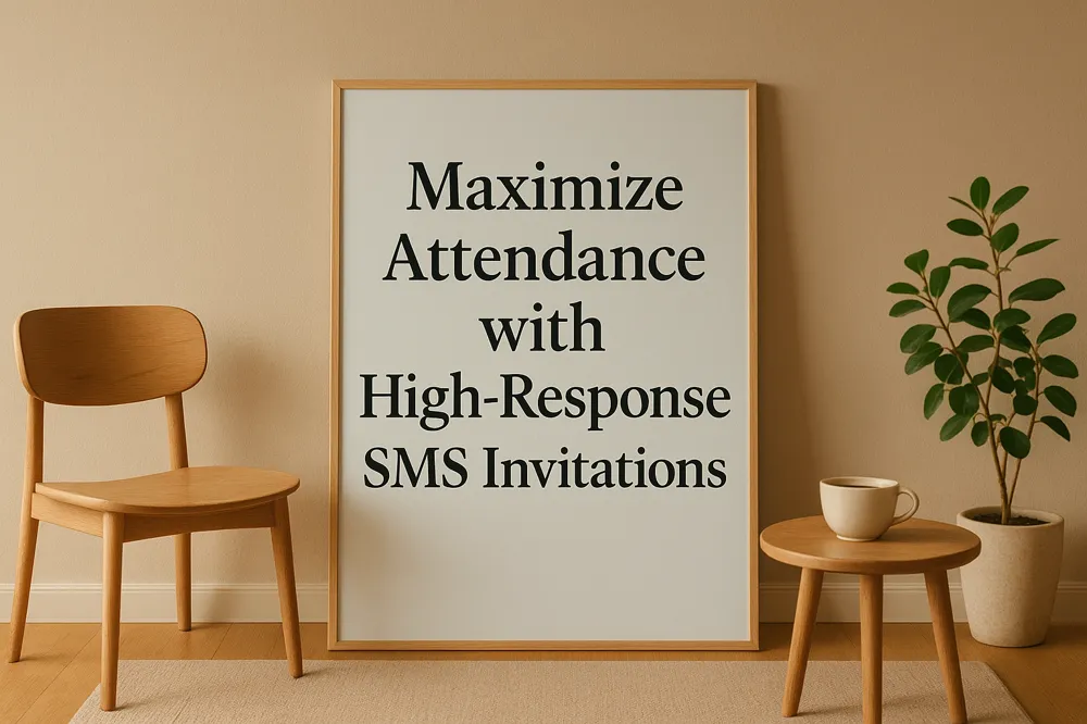 Maximize Attendance with High-Response SMS Invitations