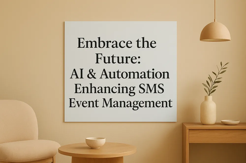 Embrace the Future: AI &amp; Automation Enhancing SMS Event Management