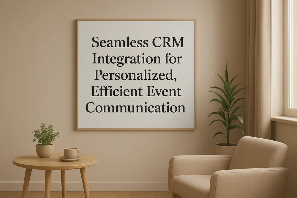 Seamless CRM Integration for Personalized, Efficient Event Communication