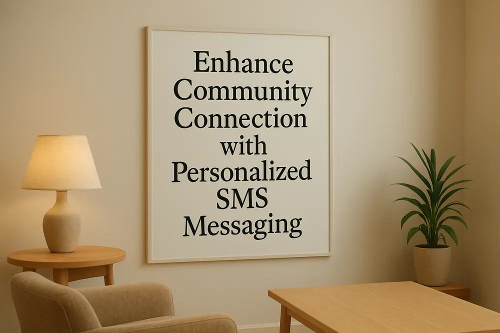 Enhance Community Connection with Personalized SMS Messaging