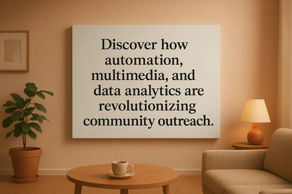Discover how automation, multimedia, and data analytics are revolutionizing community outreach.