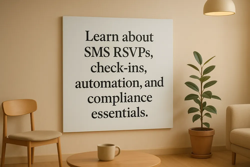 Learn about SMS RSVPs, check-ins, automation, and compliance essentials.