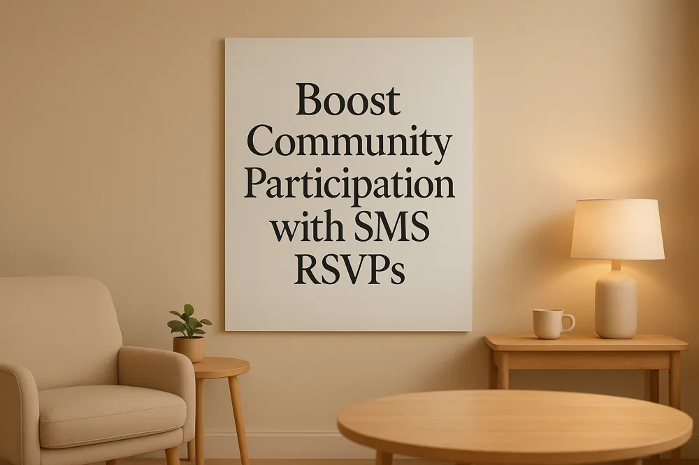 Boost Community Participation with SMS RSVPs