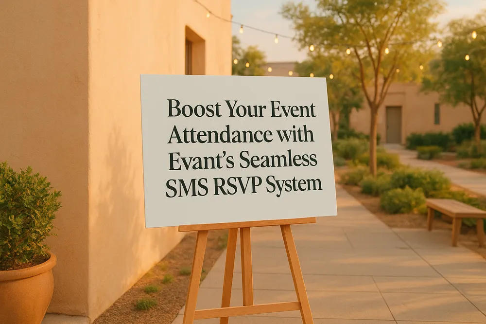 Boost Your Event Attendance with Evant's Seamless SMS RSVP System