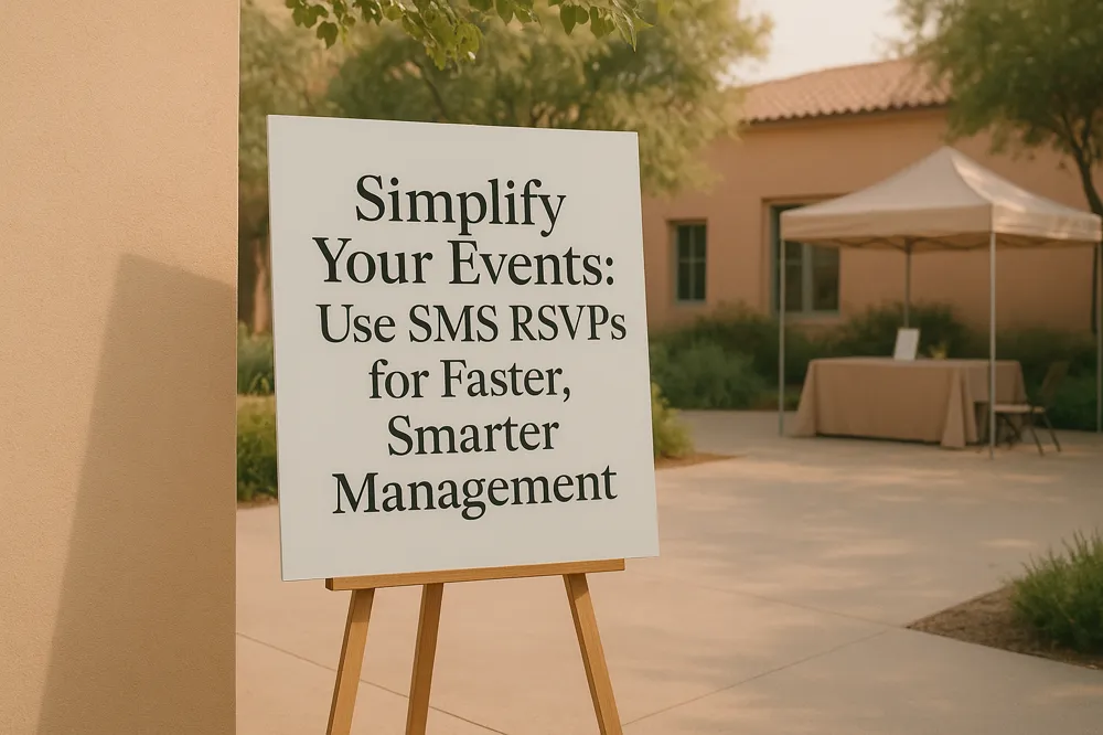 Simplify Your Events: Use SMS RSVPs for Faster, Smarter Management