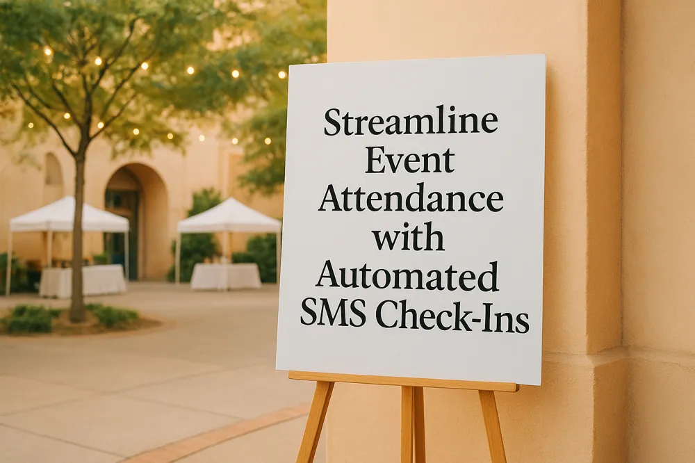 Streamline Event Attendance with Automated SMS Check-Ins