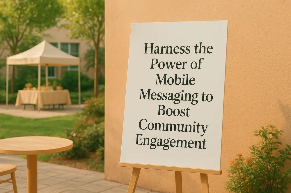 Harness the Power of Mobile Messaging to Boost Community Engagement