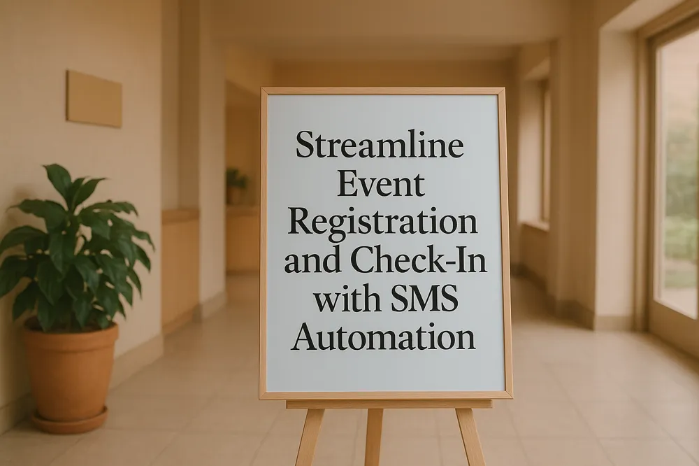 Streamline Event Registration and Check-In with SMS Automation