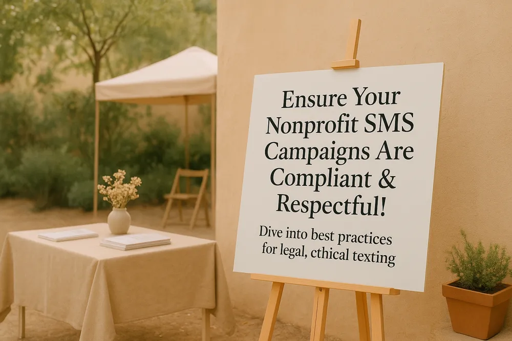Ensure Your Nonprofit SMS Campaigns Are Compliant &amp; Respectful! Dive into best practices for legal, ethical texting.