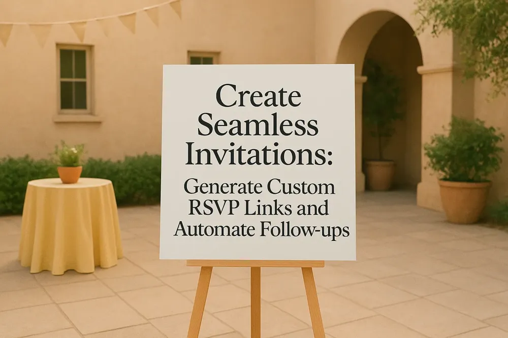 Create Seamless Invitations: Generate Custom RSVP Links and Automate Follow-ups