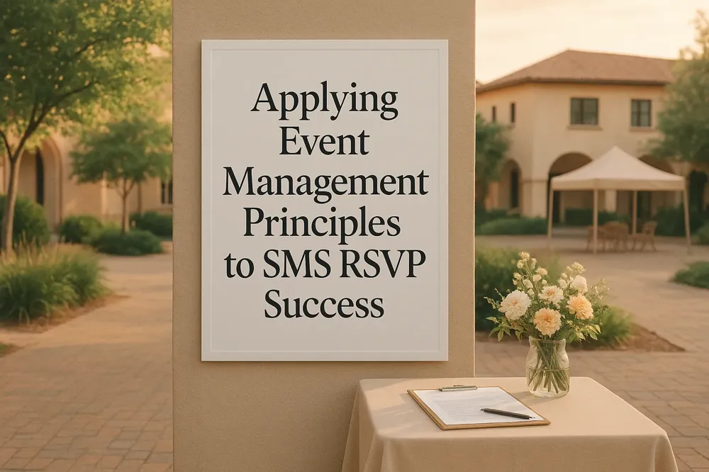 Applying Event Management Principles to SMS RSVP Success