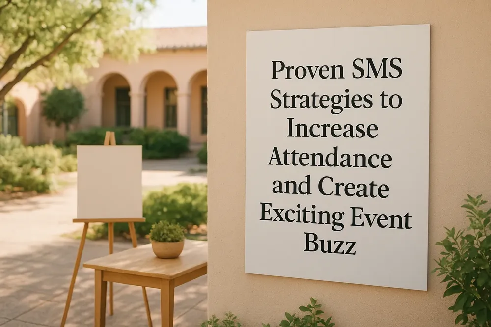Proven SMS Strategies to Increase Attendance and Create Exciting Event Buzz