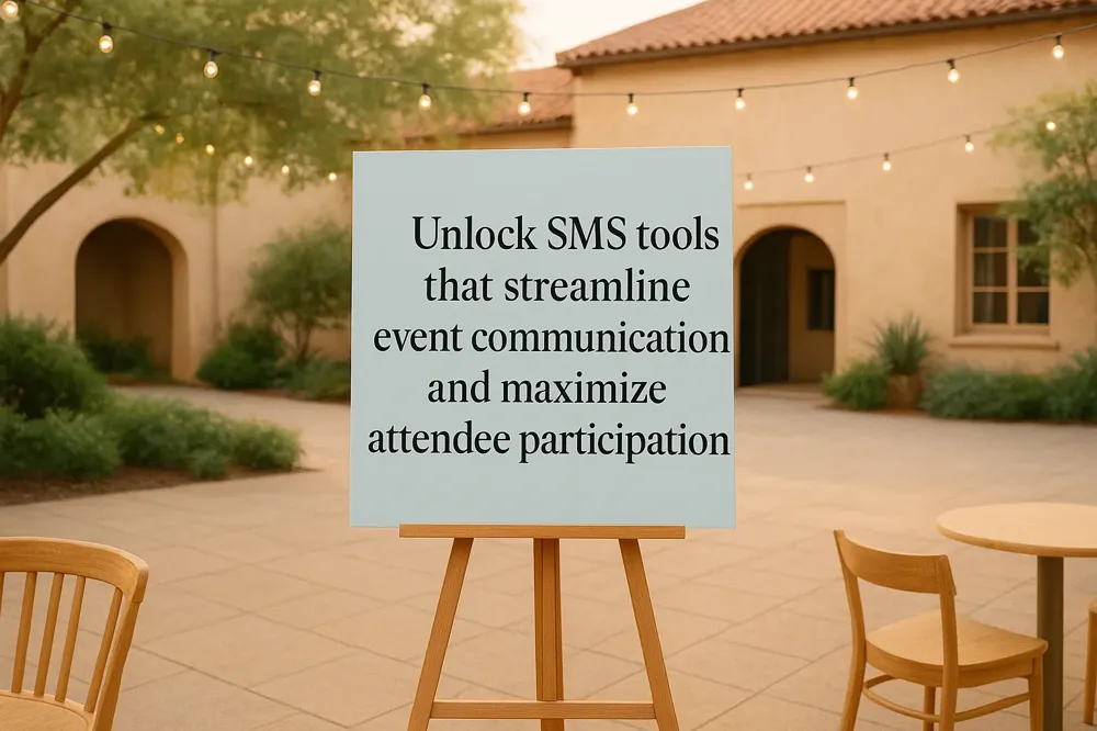 Unlock SMS tools that streamline event communication and maximize attendee participation.