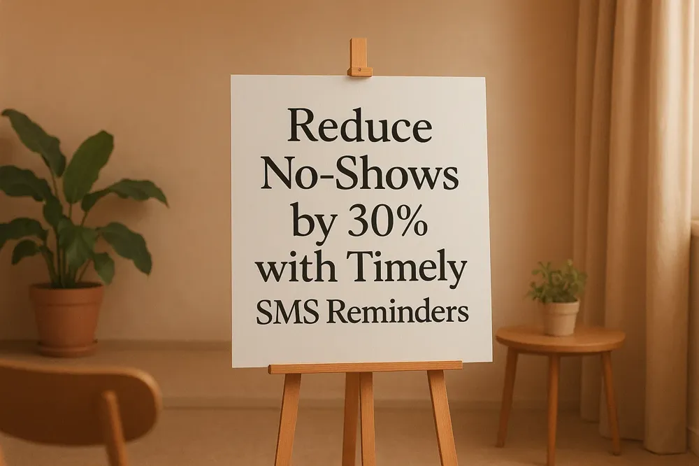 Reduce No-Shows by 30% with Timely SMS Reminders