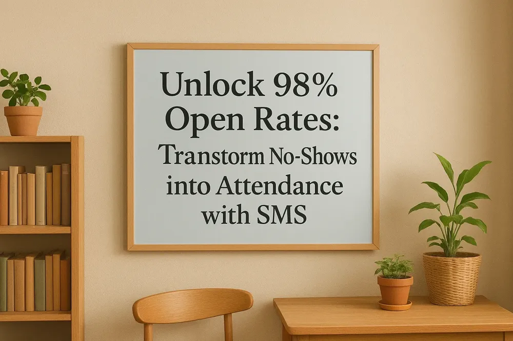 Unlock 98% Open Rates: Transform No-Shows into Attendance with SMS