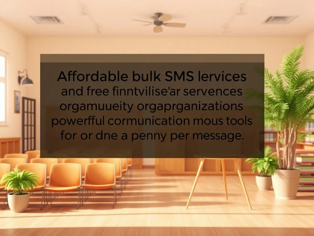 Affordable bulk SMS services and free scheduling apps offer community organizations powerful communication tools for under a penny per message.