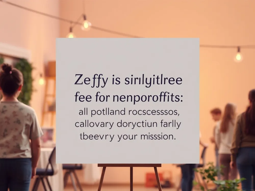 Zeffy is genuinely free for nonprofits, covering all processing costs so every dollar of every donation goes directly to your mission.