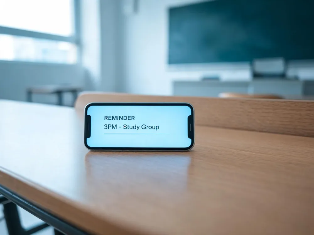 Personalized text reminders reduced student absences by up to 4.4% over the school year, with chronic absence rates dropping from 20.5% to as low as 17.1%.