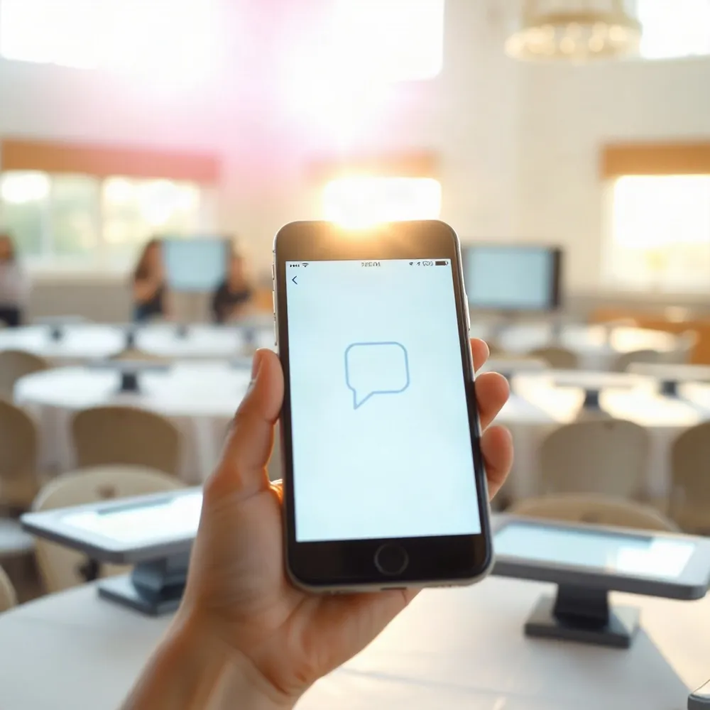 A clear RSVP text gives guests a low-effort way to respond, whether through a keyword, a link, or a quick reply.