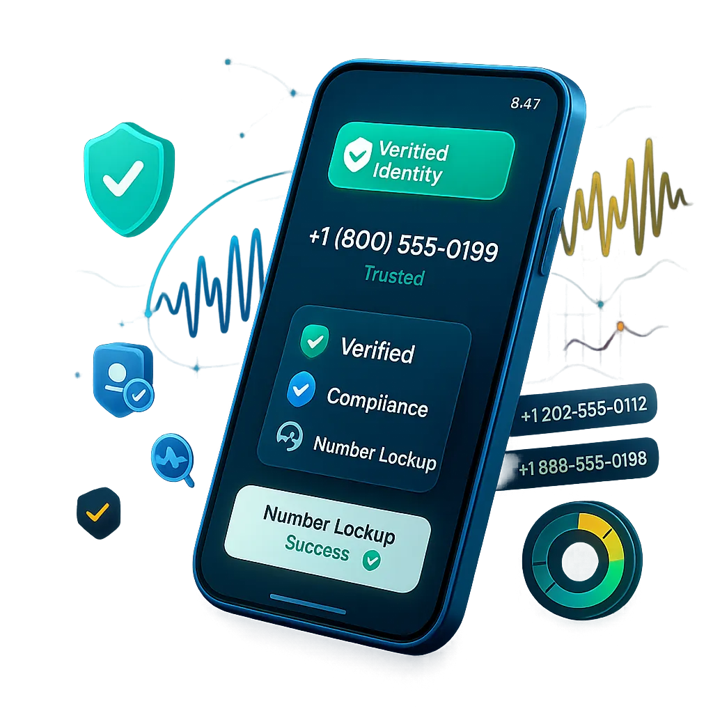 Smarter Identity. Safer Communications. illustration