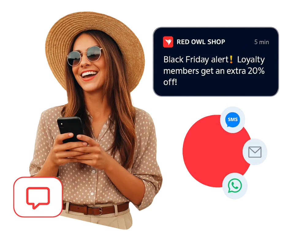 Message delivered illustration