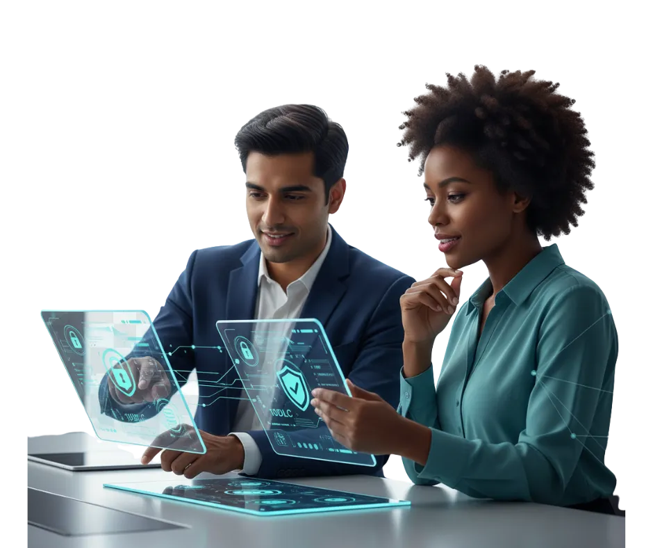 Compliance and Trust built illustration