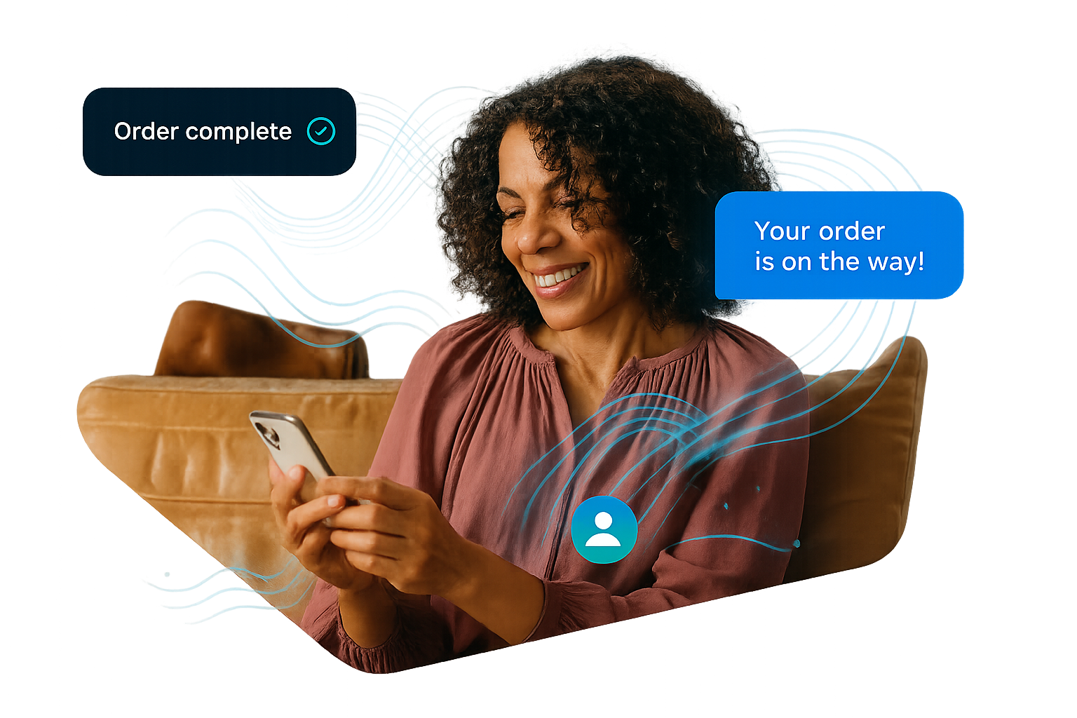 Chatting Girl on messenger