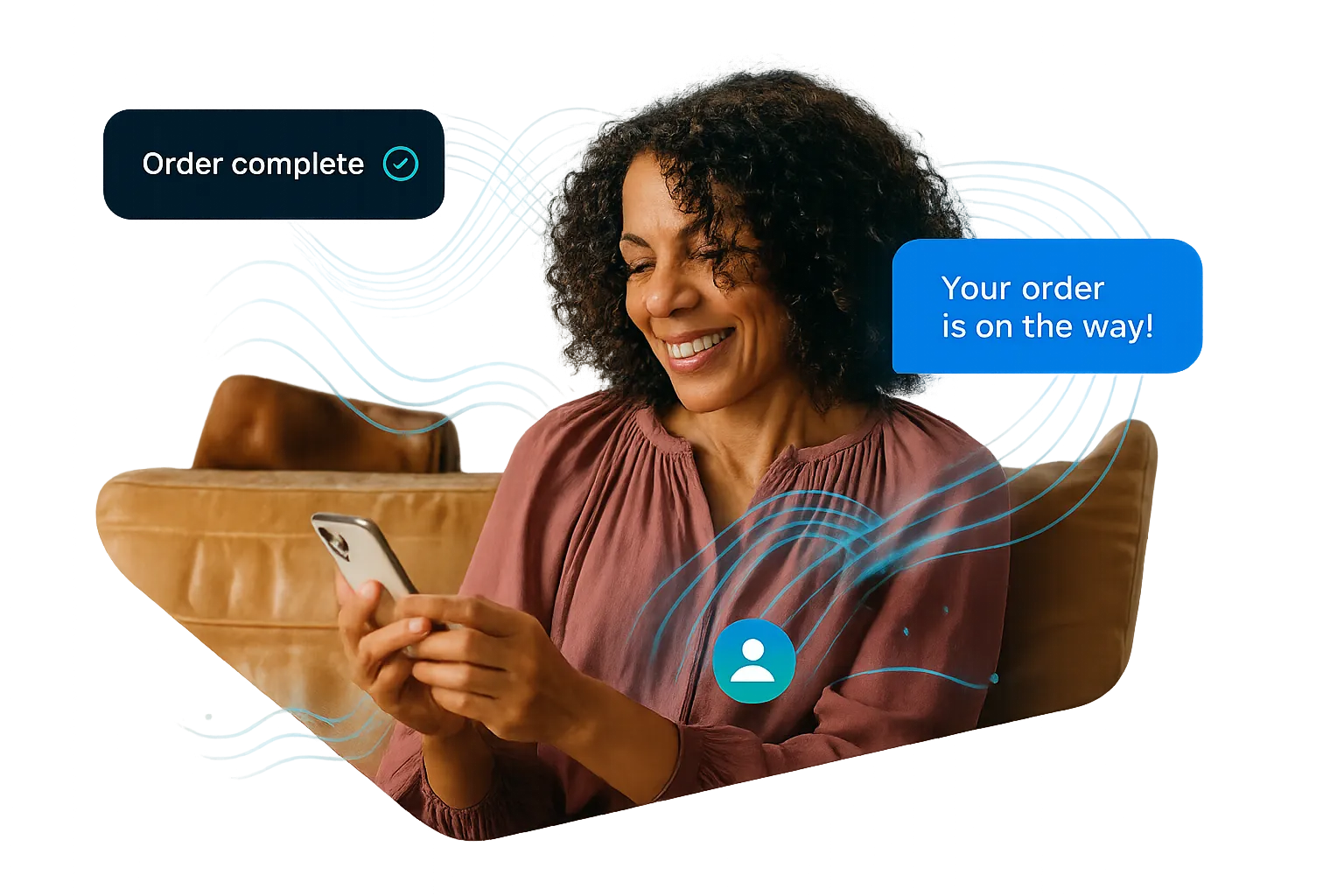 Chatting Girl on messenger