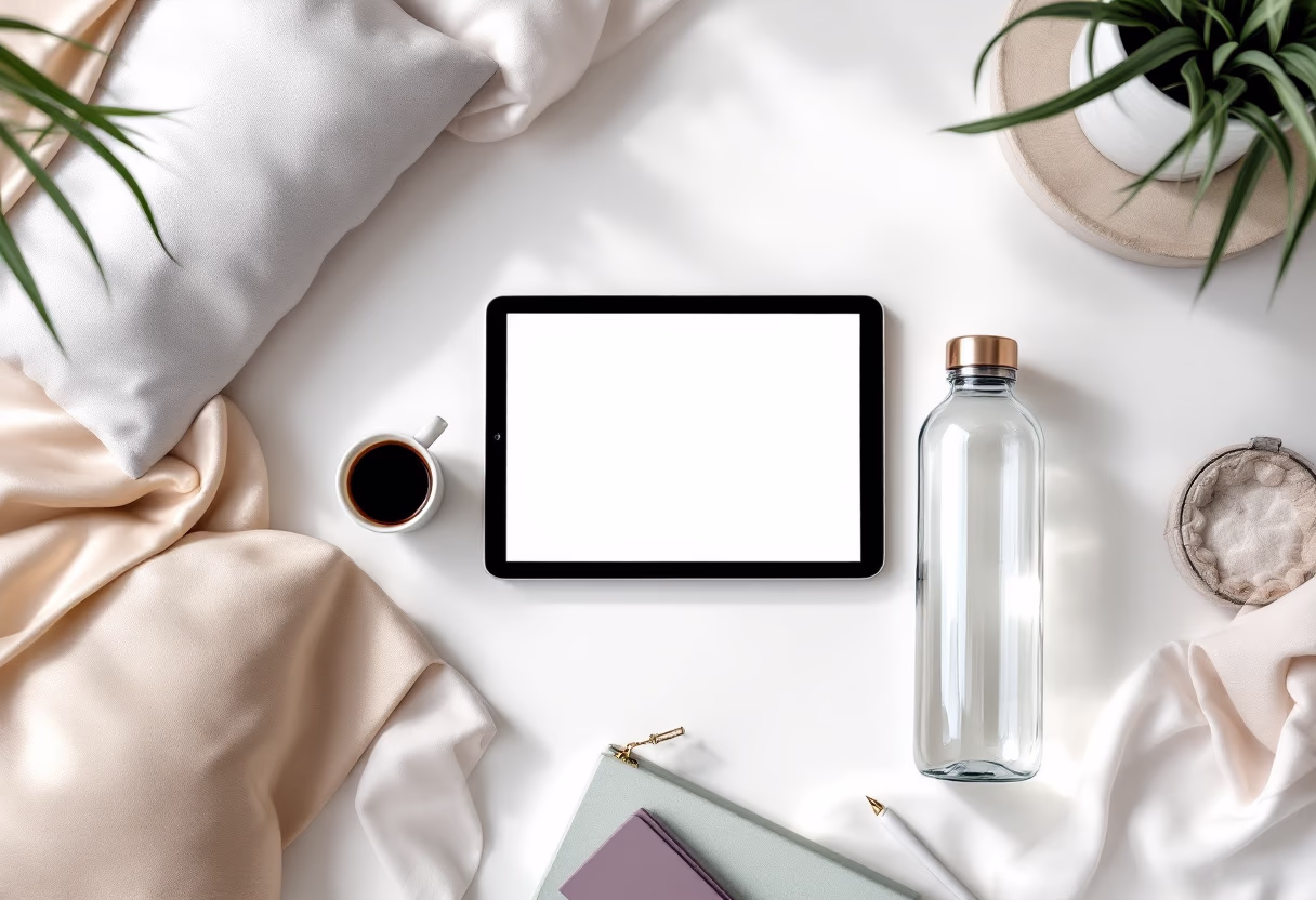 image of a modern workspace (for a personal coach & consultant)