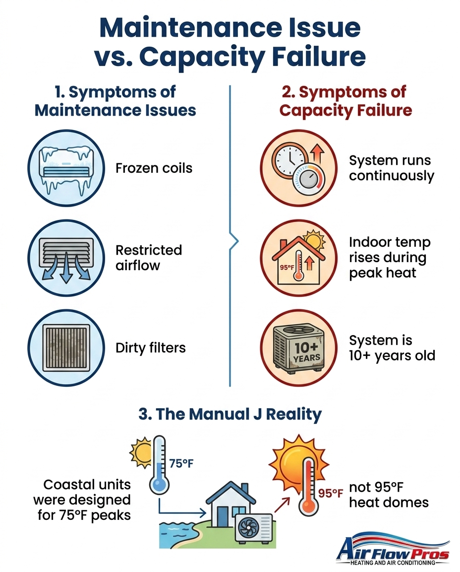 Maintenance Issue vs. Capacity Failure