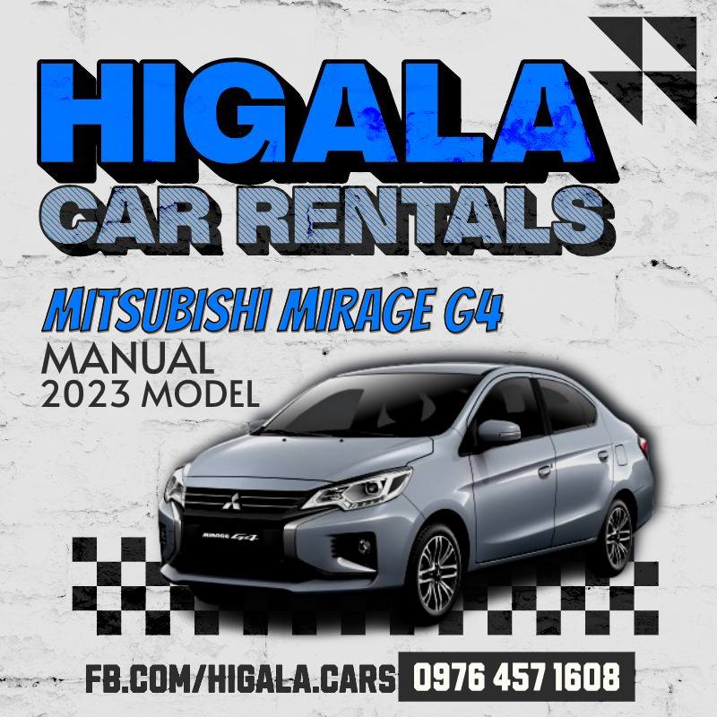 Higala Car Rentals Mitsubishi Mirage G4.
