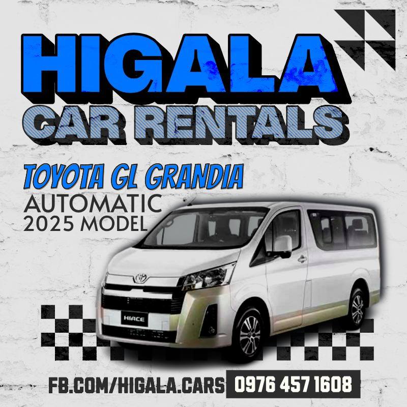 Higala Car Rentals Toyota GL Grandia.