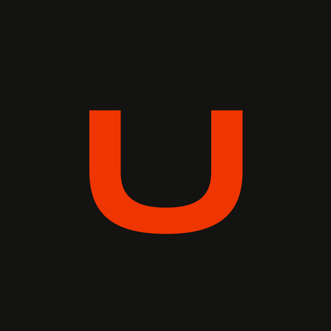 U avatar, Signal Orange on Ink