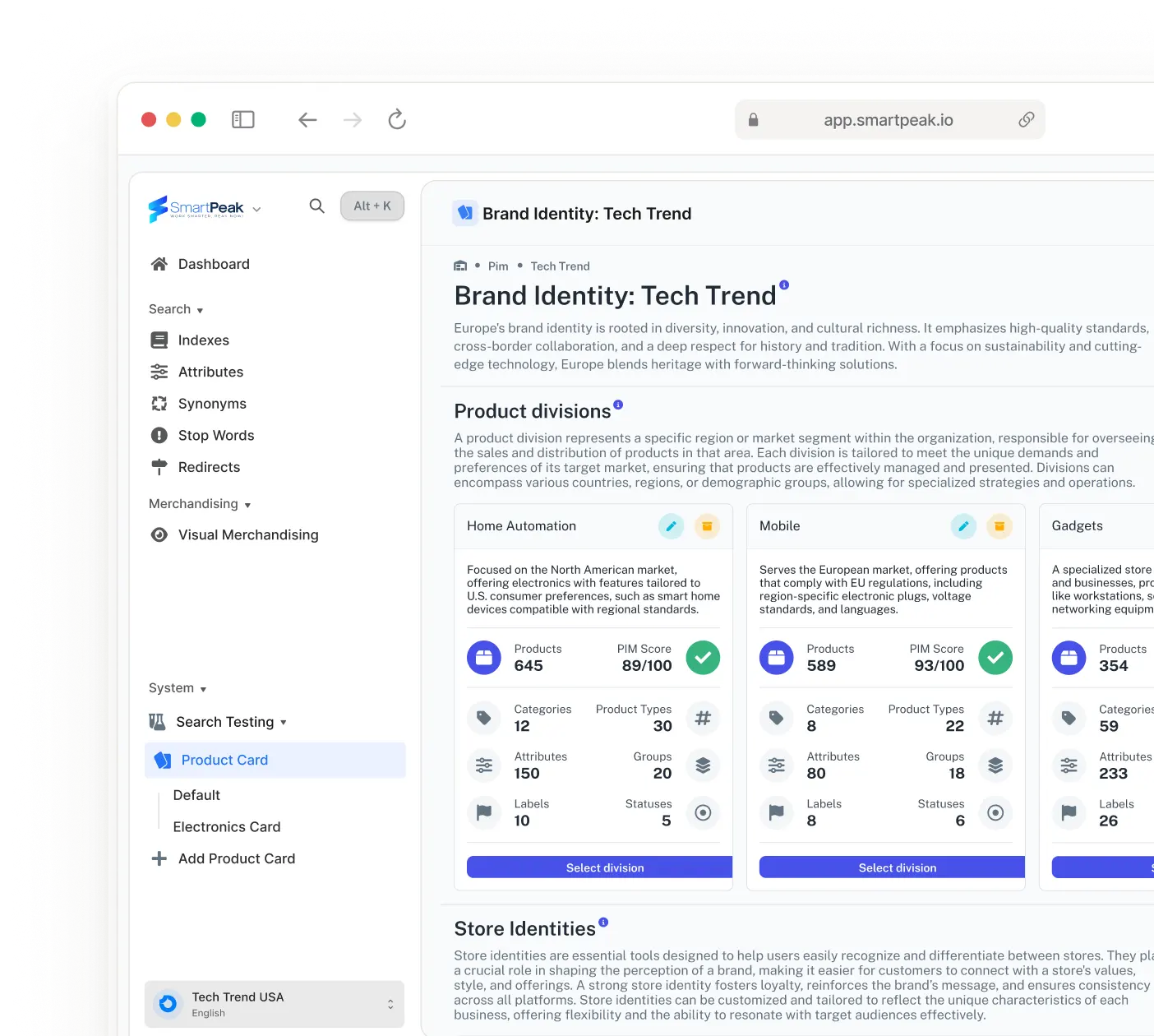 Smartpeak's Dashboard Snippet