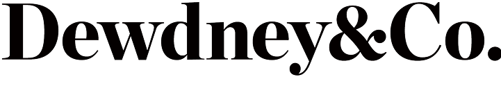 Dewdney & Co. text logo in black serif font.