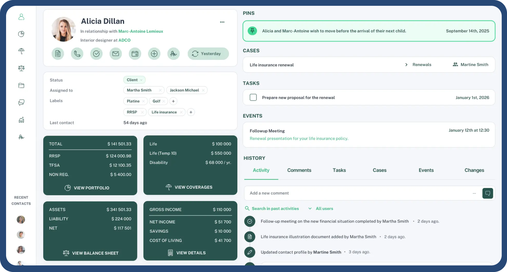 forms and templates ready for advisors to use