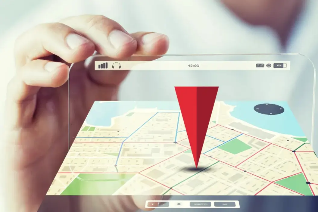 SFL Companies digital map tracking technology with red location marker