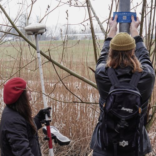 Information campaign in the local area. photo: Schønherr