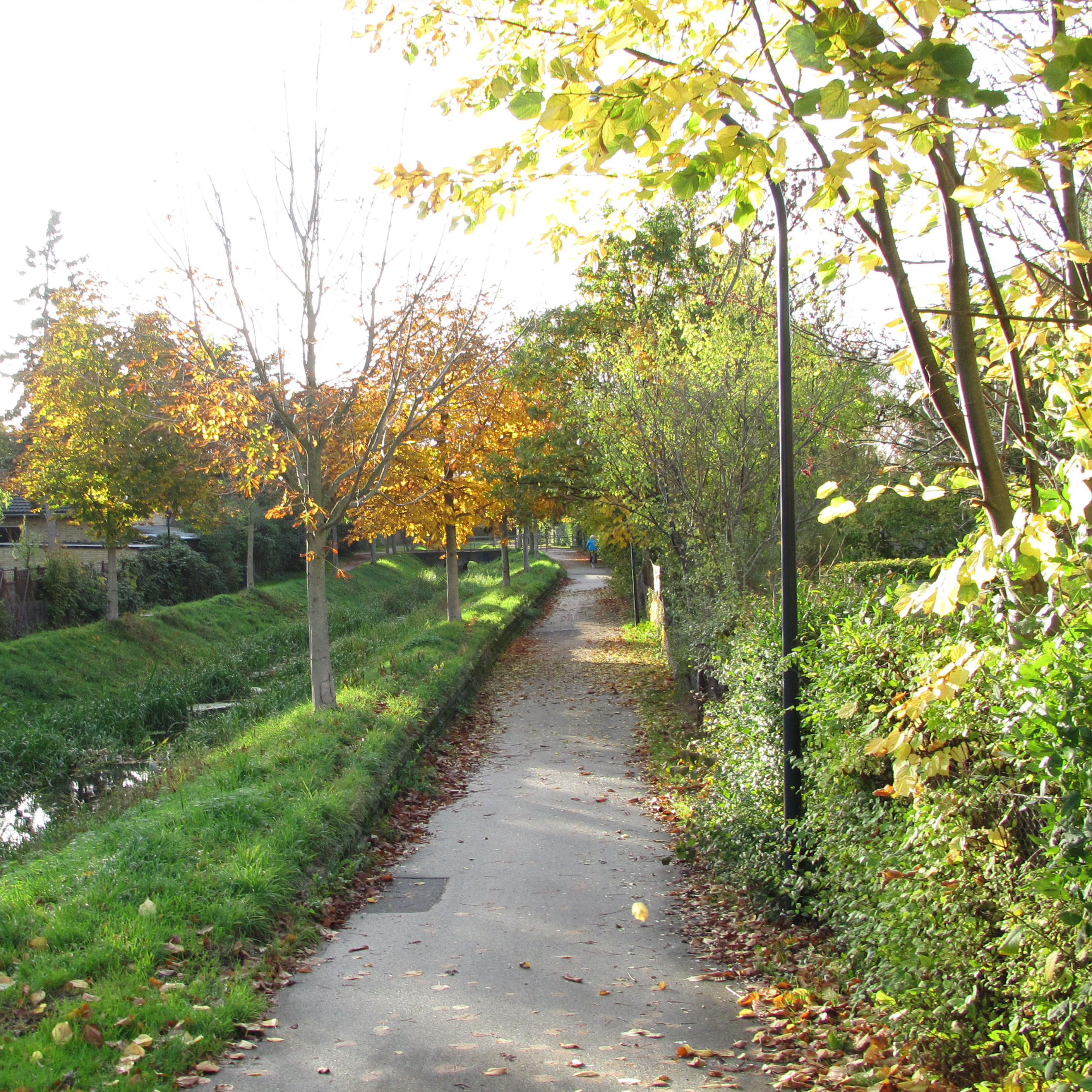 stien ved Gentofterenden før