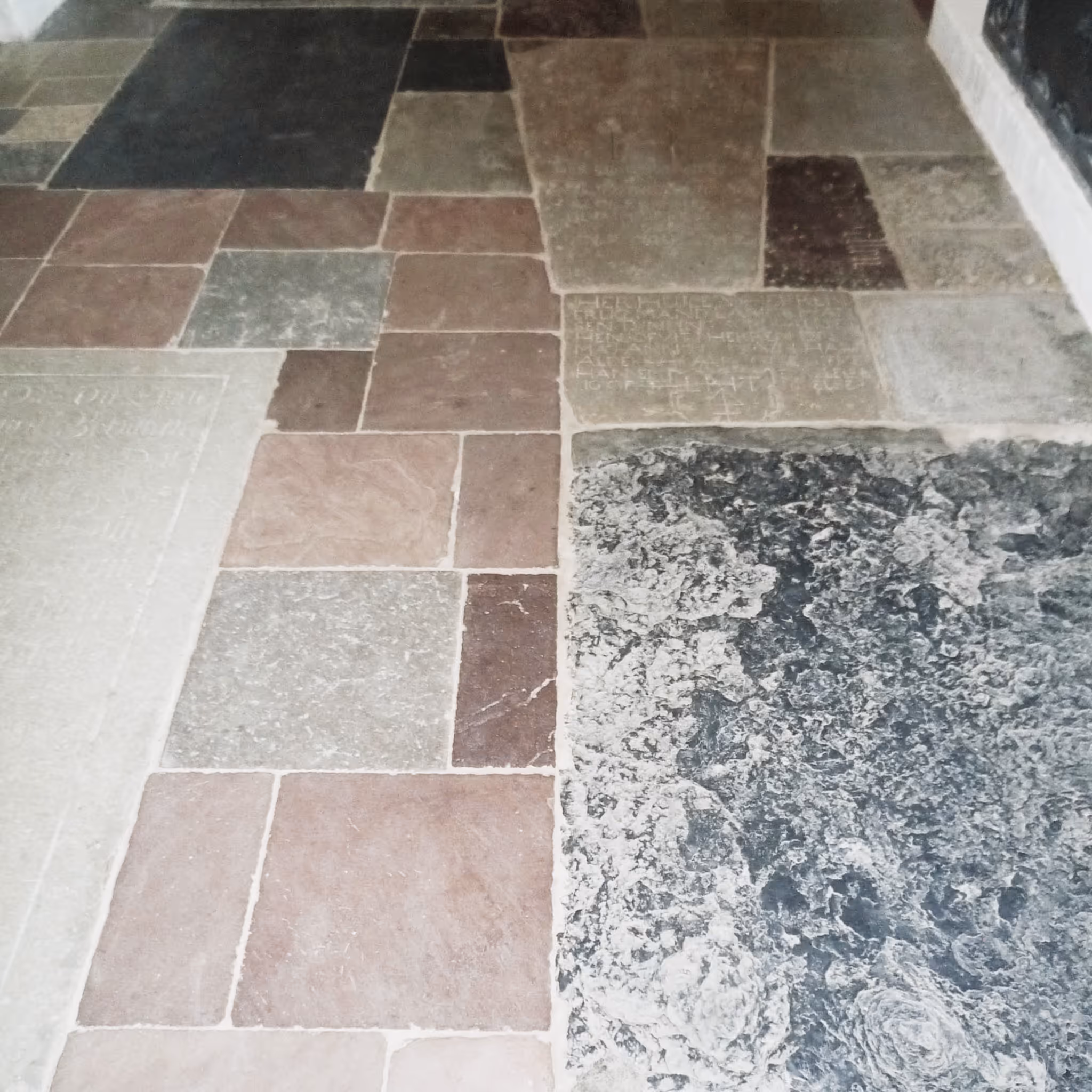 The floor of the Cathedral