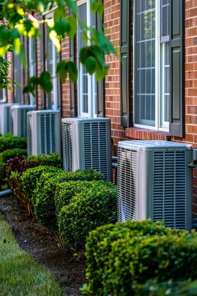 Different types of air conditioning systems: central AC, mini-split, and heat pump