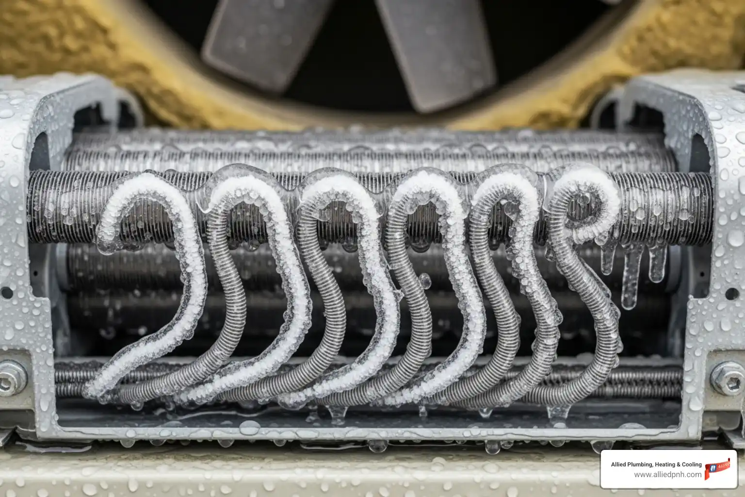 ice on AC evaporator coils - AC not turning on