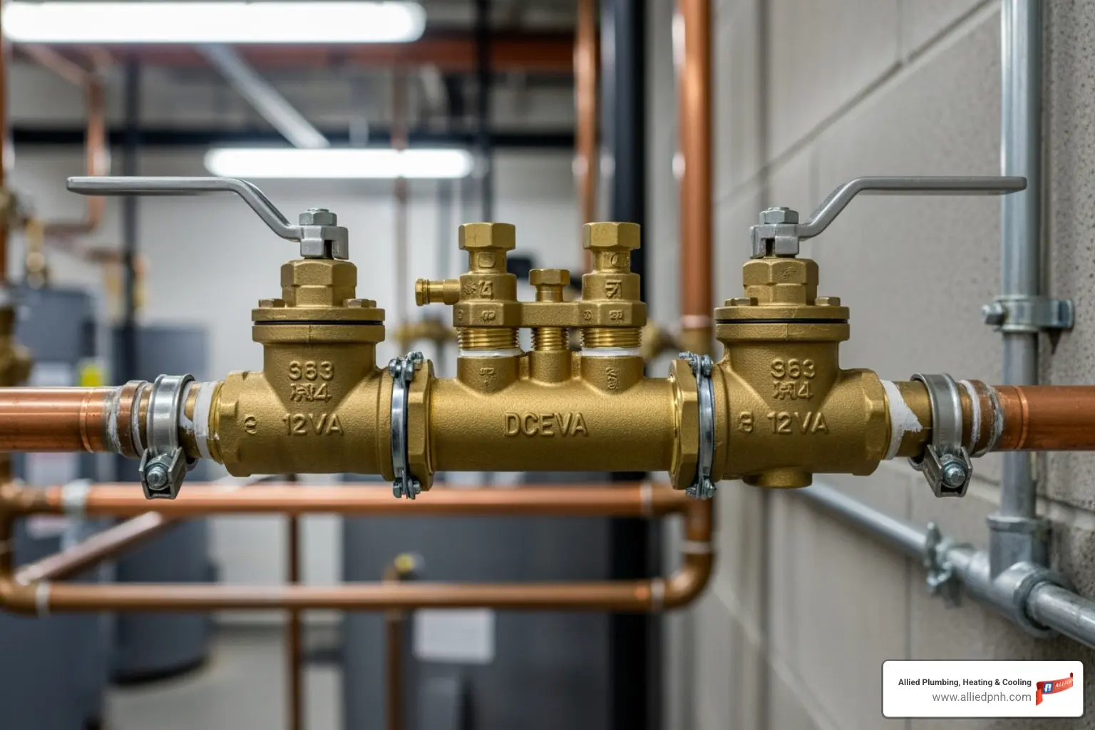 Double Check Valve Assembly - backflow prevention device