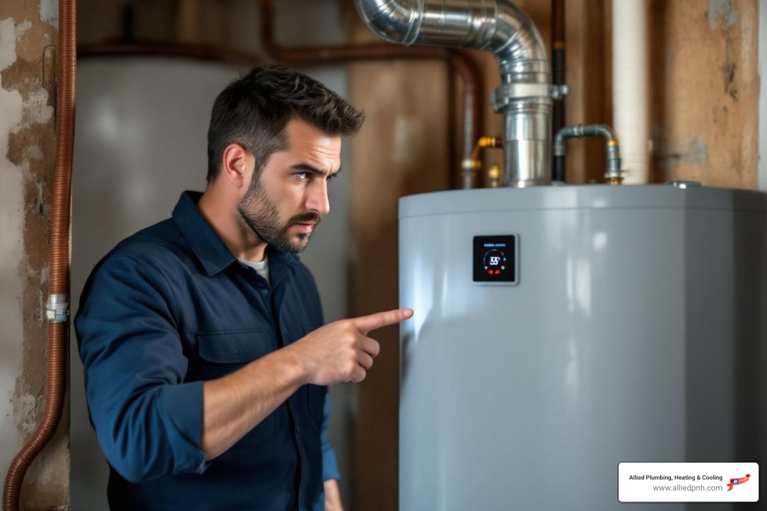 Infographic showing the common signs of tankless water heater problems: digital error code display, temperature fluctuation graph, water pressure gauge reading low, visual representation of mineral buildup in pipes, and a checklist of when to call a professional versus attempting DIY fixes - tankless water heater repair best in springfield, il Infographic showing the common signs of tankless water heater problems: digital error code display, temperature fluctuation graph, water pressure gauge reading low, visual representation of mineral buildup in pipes, and a checklist of when to call a professional versus attempting DIY fixes - tankless water heater repair best in springfield, il