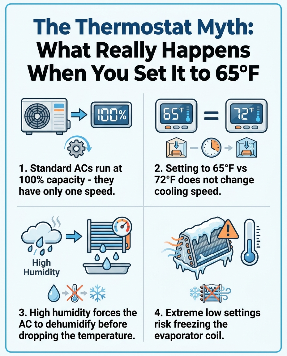 The Thermostat Myth: What Really Happens When You Set It to 65°F
