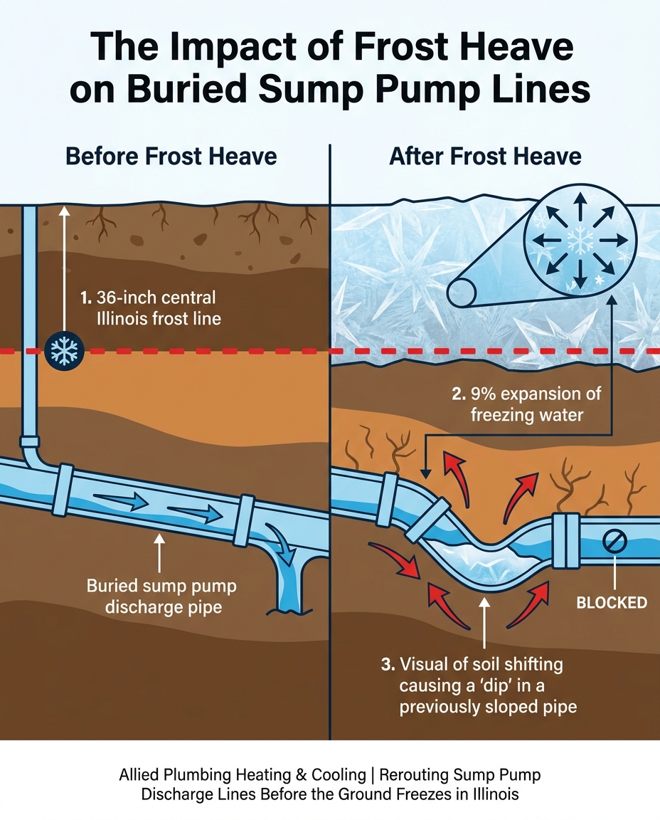The Impact of Frost Heave on Buried Sump Pump Lines